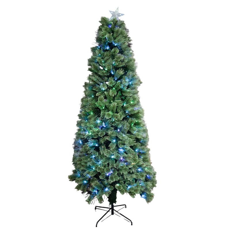 ÁRBOL DE NAVIDAD CON LUCES LED 2,40 M BIVOLT