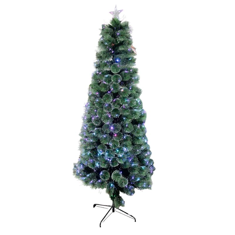 ÁRBOL DE NAVIDAD CON LUCES LED 2,40 M BIVOLT
