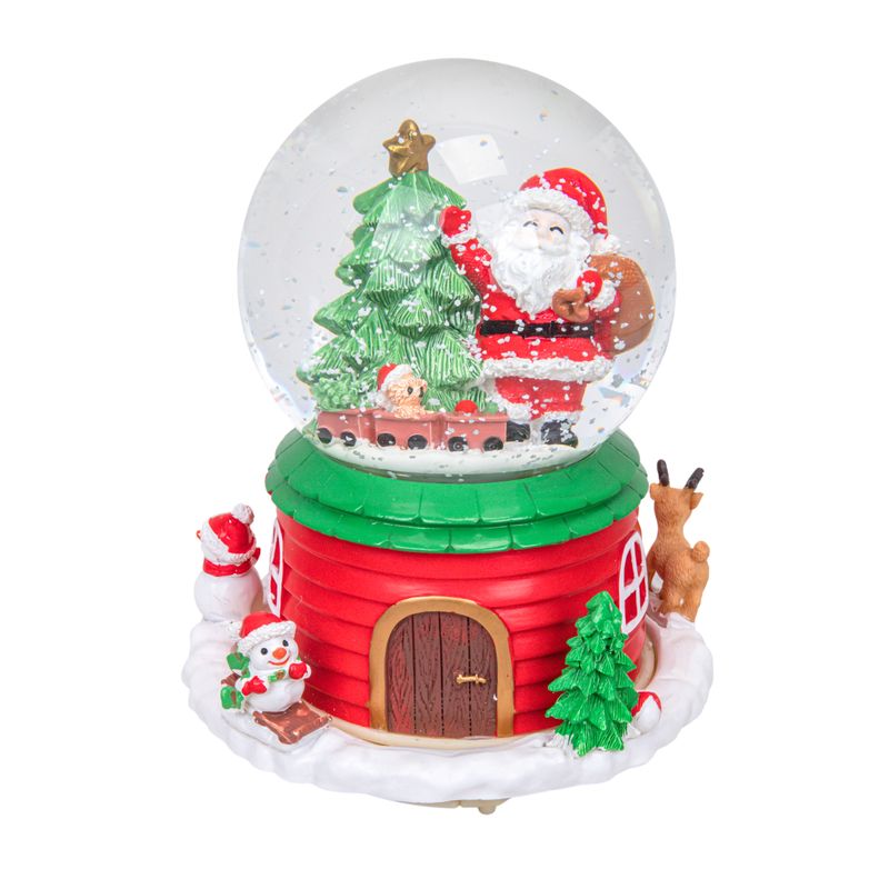 GLOBO DE NIEVE DECORATIVA NAVIDEÑA