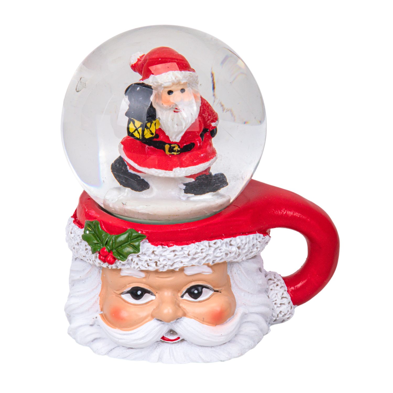 GLOBO DE NIEVE PAPA NOEL LAMPARA NAVIDEÑA