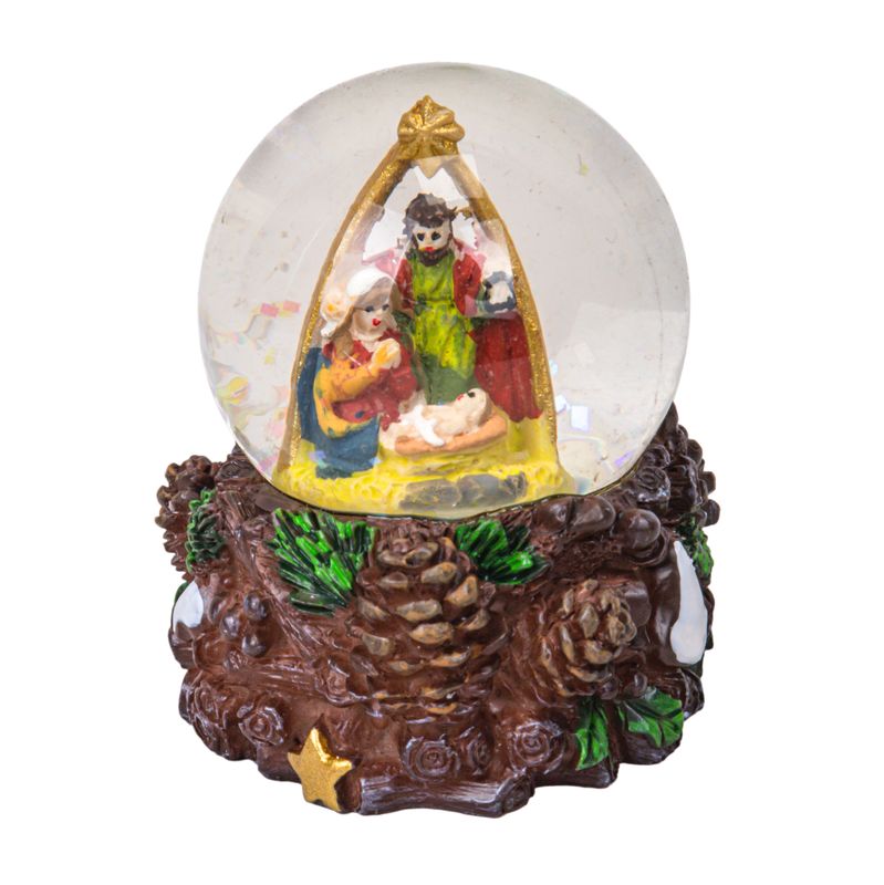 GLOBO DE NIEVE ESTRELLA NIÑO NAVIDEÑO