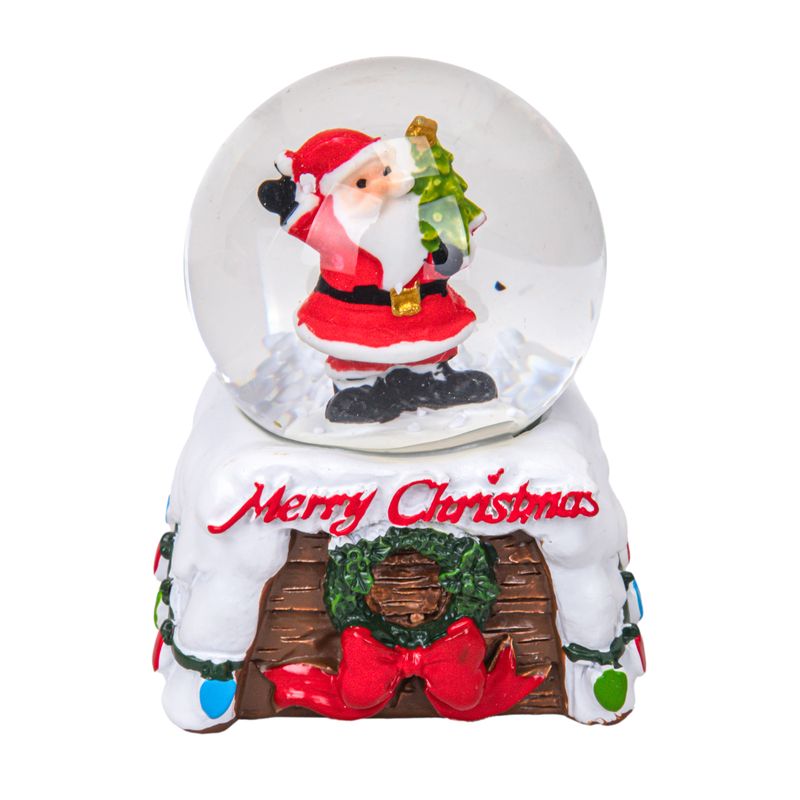 GLOBO DE NIEVE PAPA NOEL ARBOL