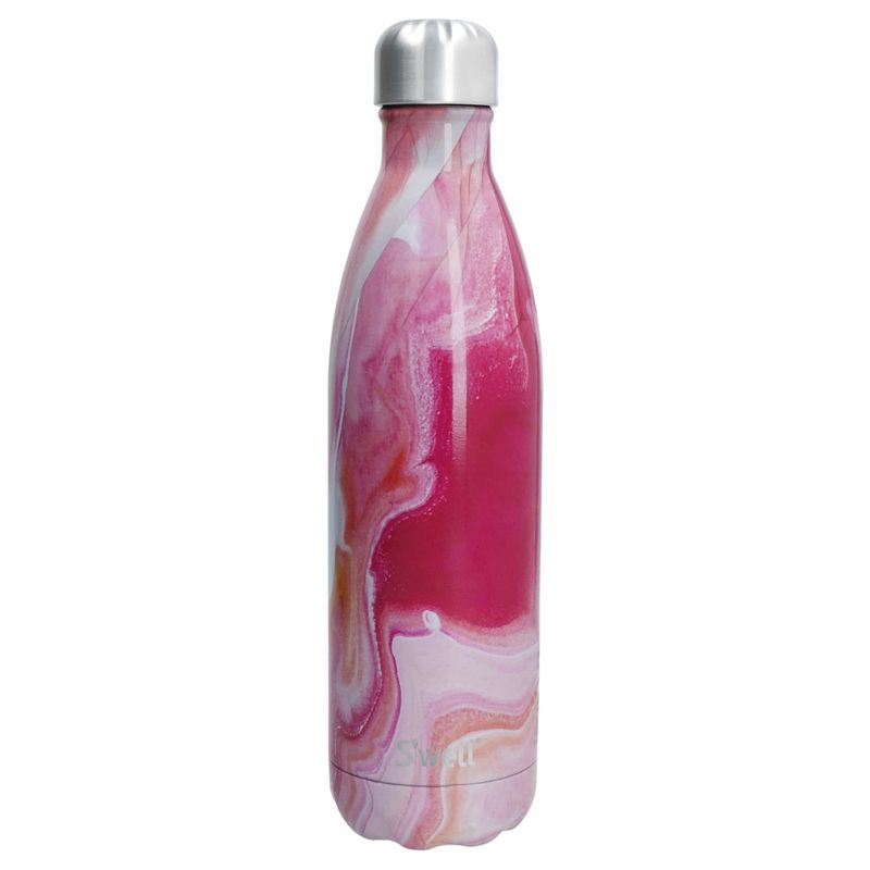 BOTELLA DE AGUA TERMICO 750ML ROSA MARMOL