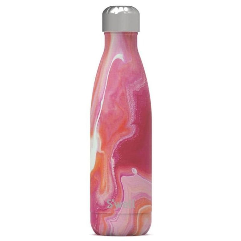 BOTELLA DE AGUA TERMICO SWELL 500ML ROSA MARMOL