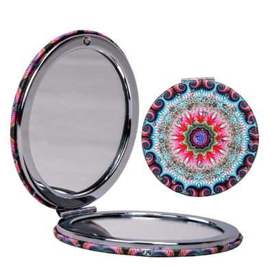 ESPEJO DE MAQUILLAJE COMPACTO - DISEÑOS MANDALAS