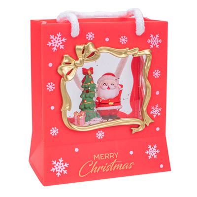 FAROL NAVIDEÑO DECORATIVO CON LUZ LED