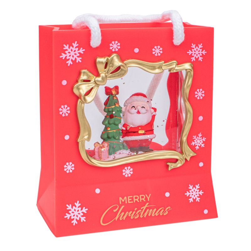 FAROL NAVIDEÑO DECORATIVO CON LUZ LED