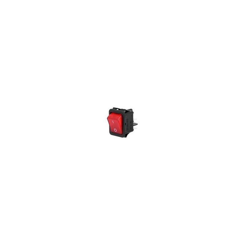 Interruptor basculante 2 posições estáveis - OFF-ON - 250VAC 16A (4 pinos)