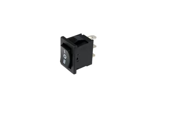 Interruptor basculante unipolar preto ON-OFF-ON (I/0/II) SP3T 250V 6A