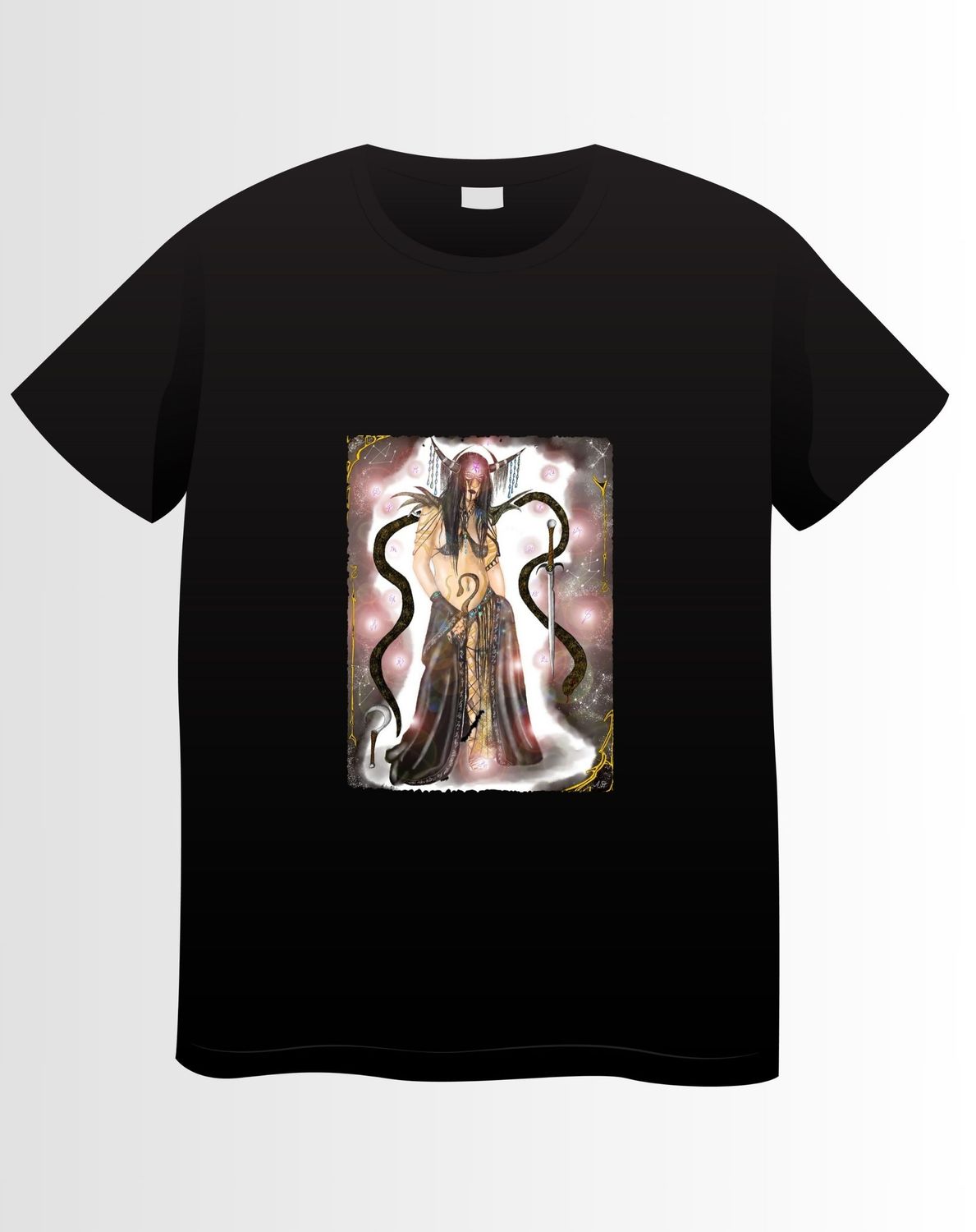 T-Shirt exklusiv Dark Sripter  "Tarotkarte"
