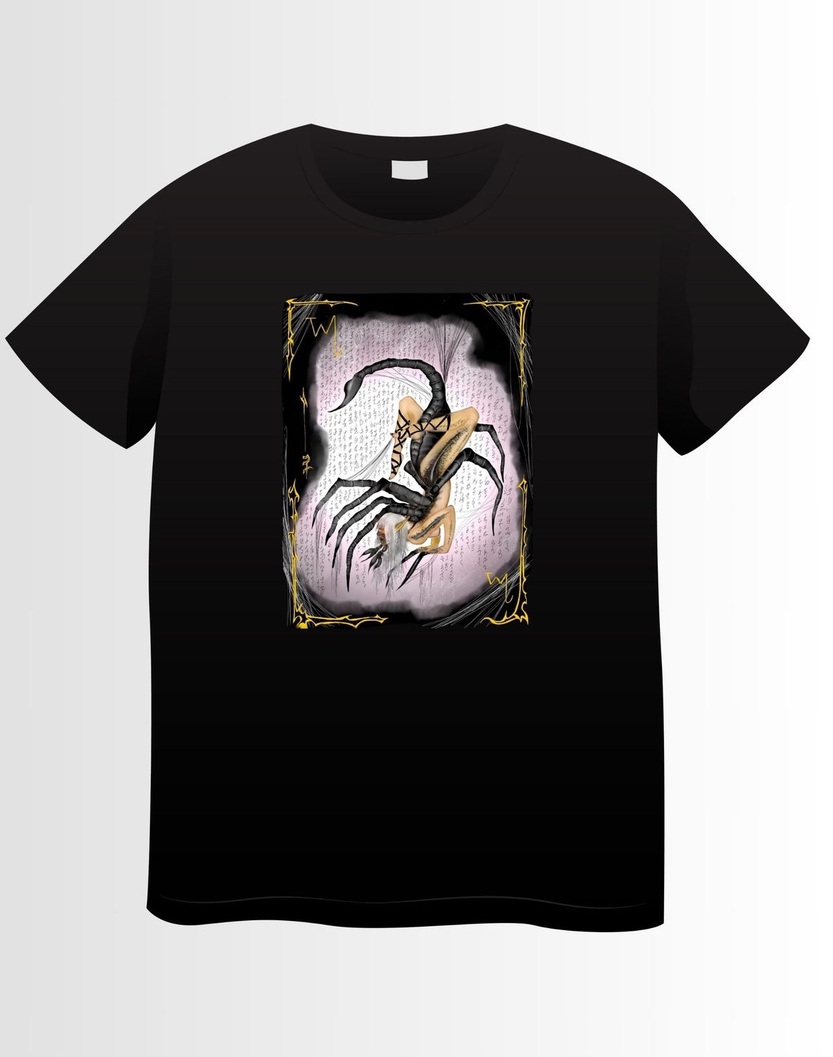 T-Shirt exklusiv Dark Sripter  "Skorpion Frau"