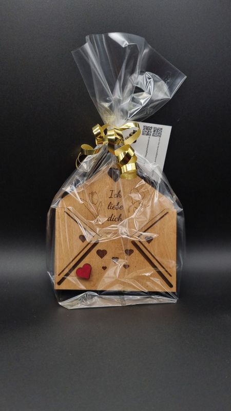 Kuvert aus Holz “Ich liebe Dich” Kuvert aus Holz “Ich liebe Dich”