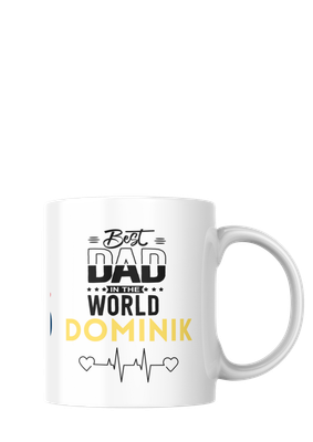 Tasse "Best Dad " mit individuellem Namen