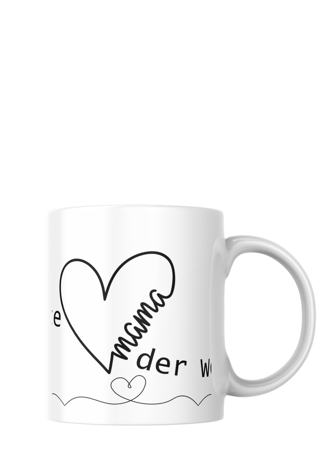 Beste Mama der Welt " mit individuellem Namen