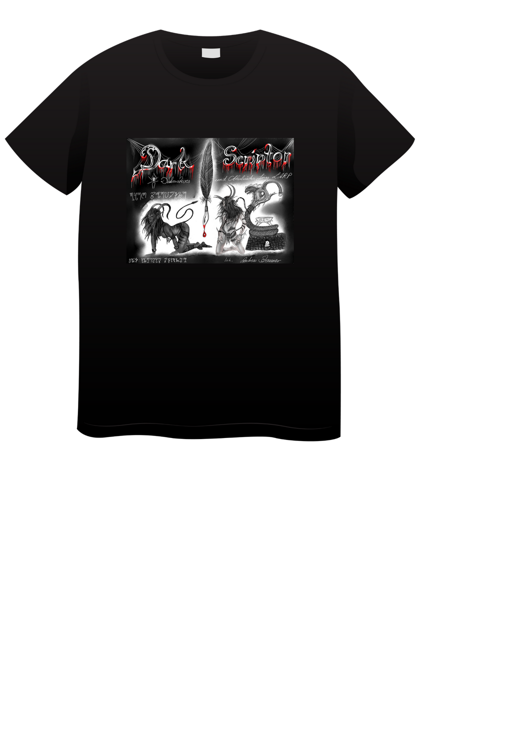 T-Shirt exklusiv Dark Sripter "Teuflisch"