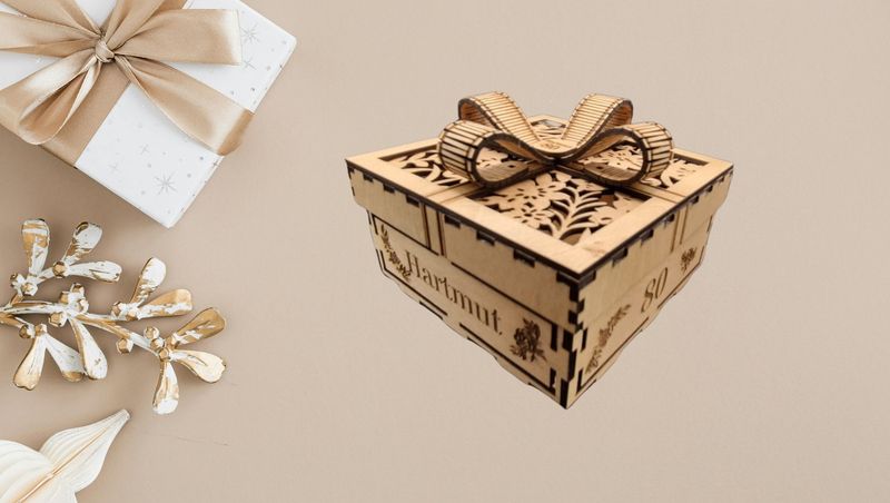 Geschenkkiste aus Holz Geschenkkiste aus Holz