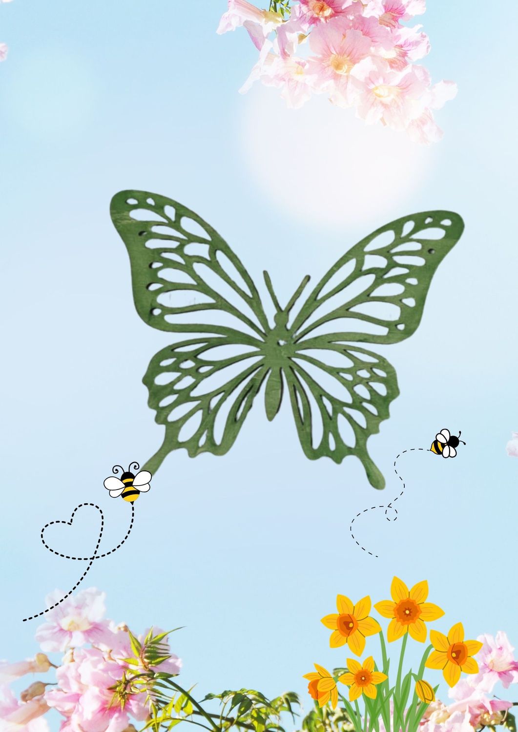 Wanddekoration Schmetterlinge