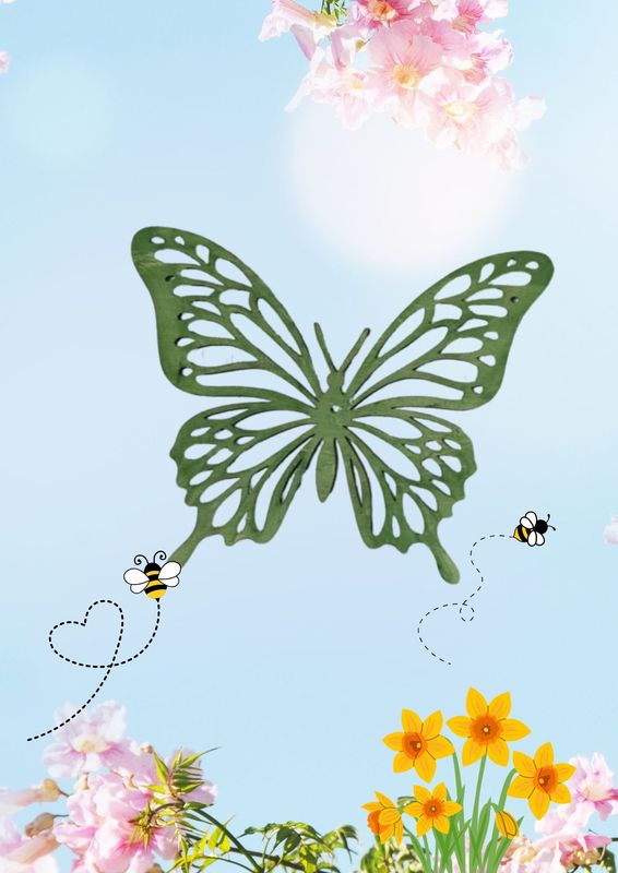 Wanddekoration Schmetterlinge