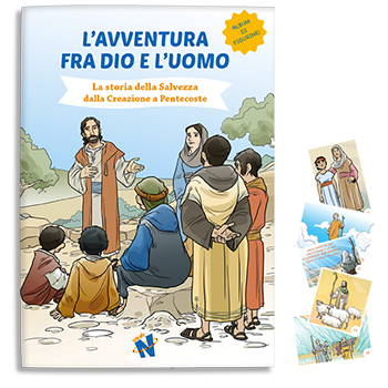 Album di figurine &quot;l&#39;avventura fra Dio e l&#39;uomo&quot;