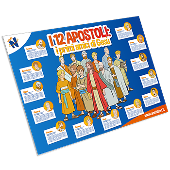 Poster - I 12 apostoli: i primi amici di Gesù