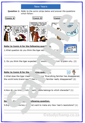 Grade 4 English Read and Understand workbook: New year