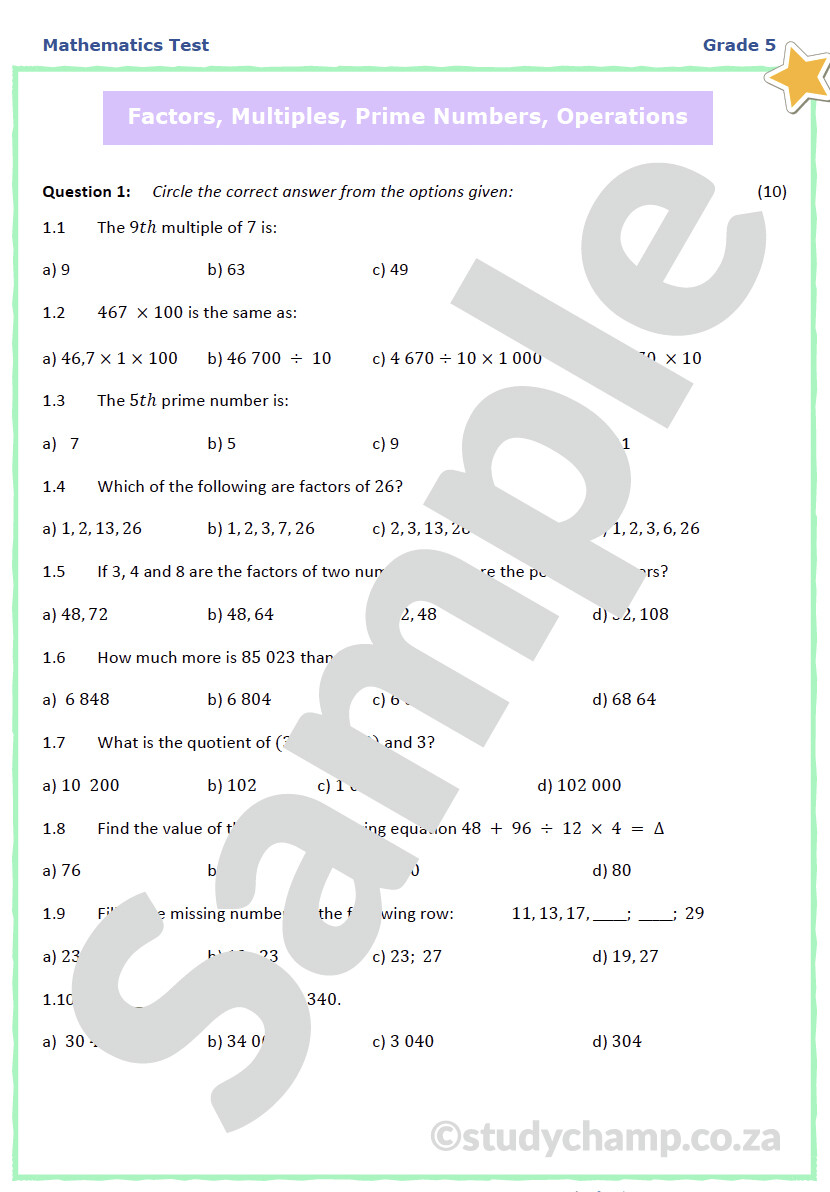Grade 5 Mathematics Test Factors Multiples And Operations grade-5-mathematics-test-factors-multiples-and-operations
