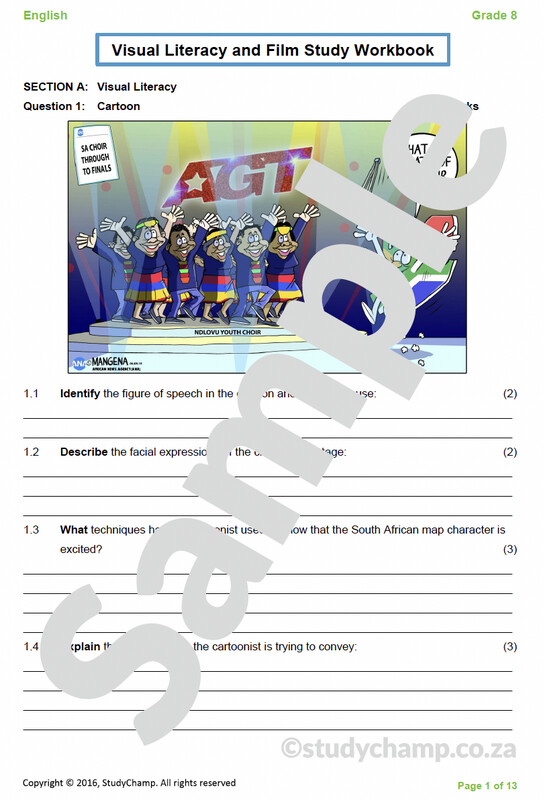 Grade 8 English Workbook: Visual Literacy and Film Study - Pip
