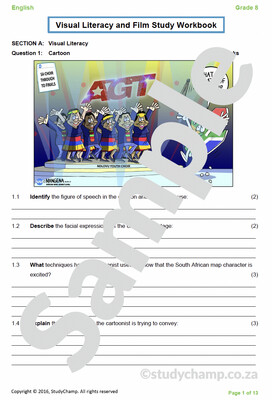 Grade 8 English Workbook: Visual Literacy and Film Study - Pip