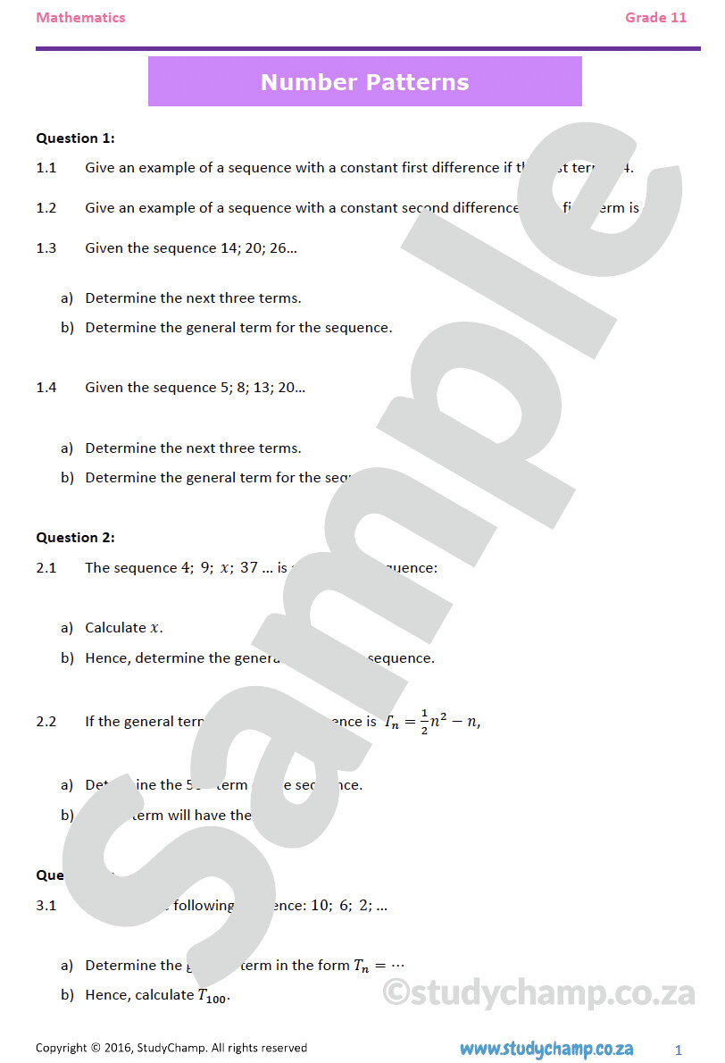 Grade 11 Mathematics Workbook Number Patterns grade-11-mathematics-workbook-number-patterns