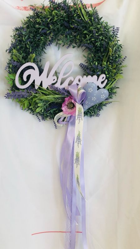 Türkranz Welcome Lavendel