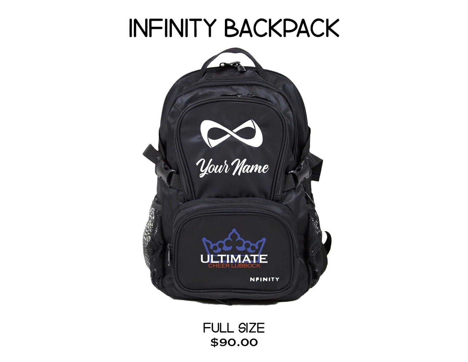 infinity cheer bag