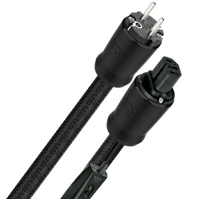 2m AUDIOQUEST ThunderHigh-Current EU Power Cable Schuko to c19 