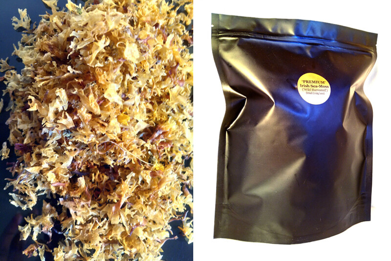 Premium Irish Sea Moss - &#39;Dried&#39;, (Sachet) 4oz / 112g