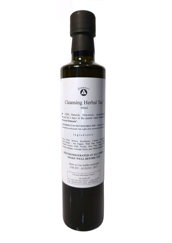 GRAMMA&#39;S CLEANSING HERBAL TEA - READY MADE (500ml)