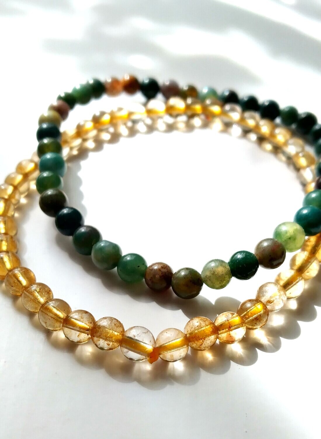 Citrine | Bloodstone Bracelet