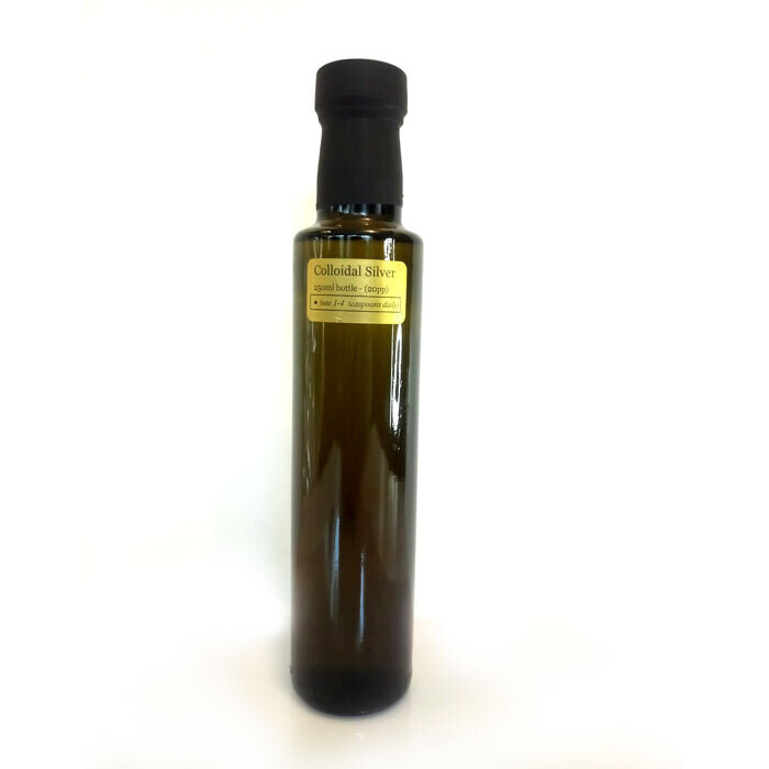 Colloidal Silver &#39;Ionic&#39; - (20ppm) 250ml