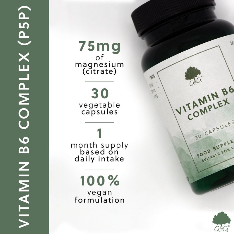 Vitamin B6 Complex (P5P), Magnesium and Zinc