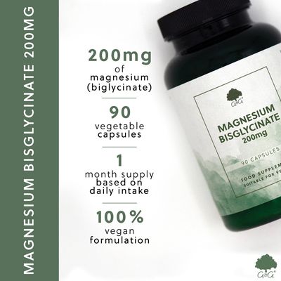 Magnesium 'Bisglycinate' (200mg)