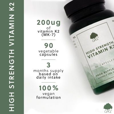 High Strength Vitamin K2 200mcg
