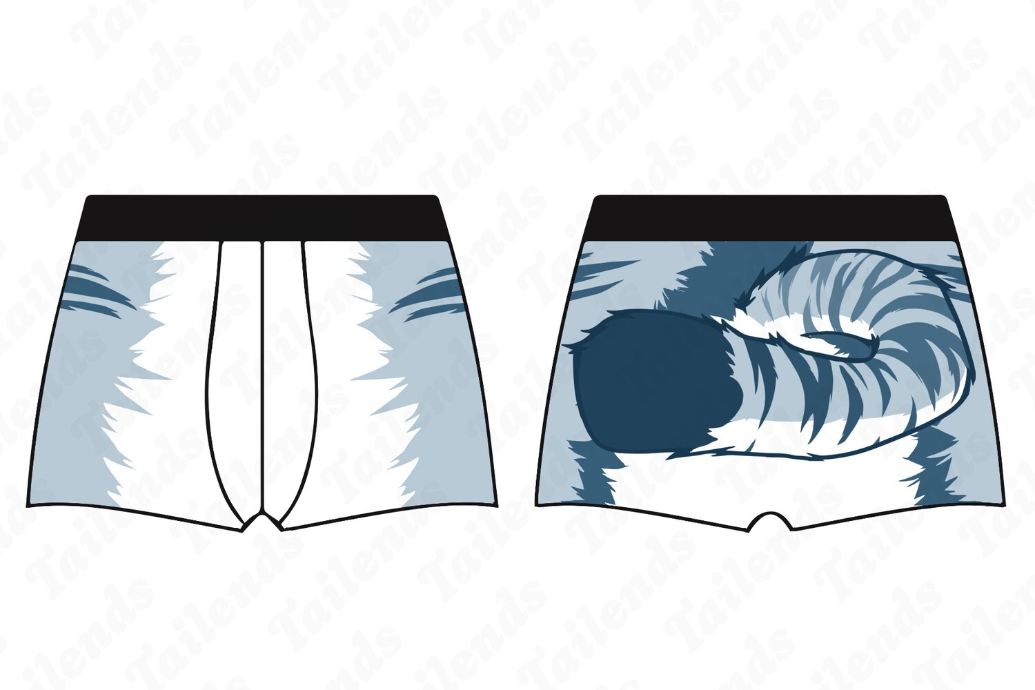Tiger BLUE - Boxer Brief