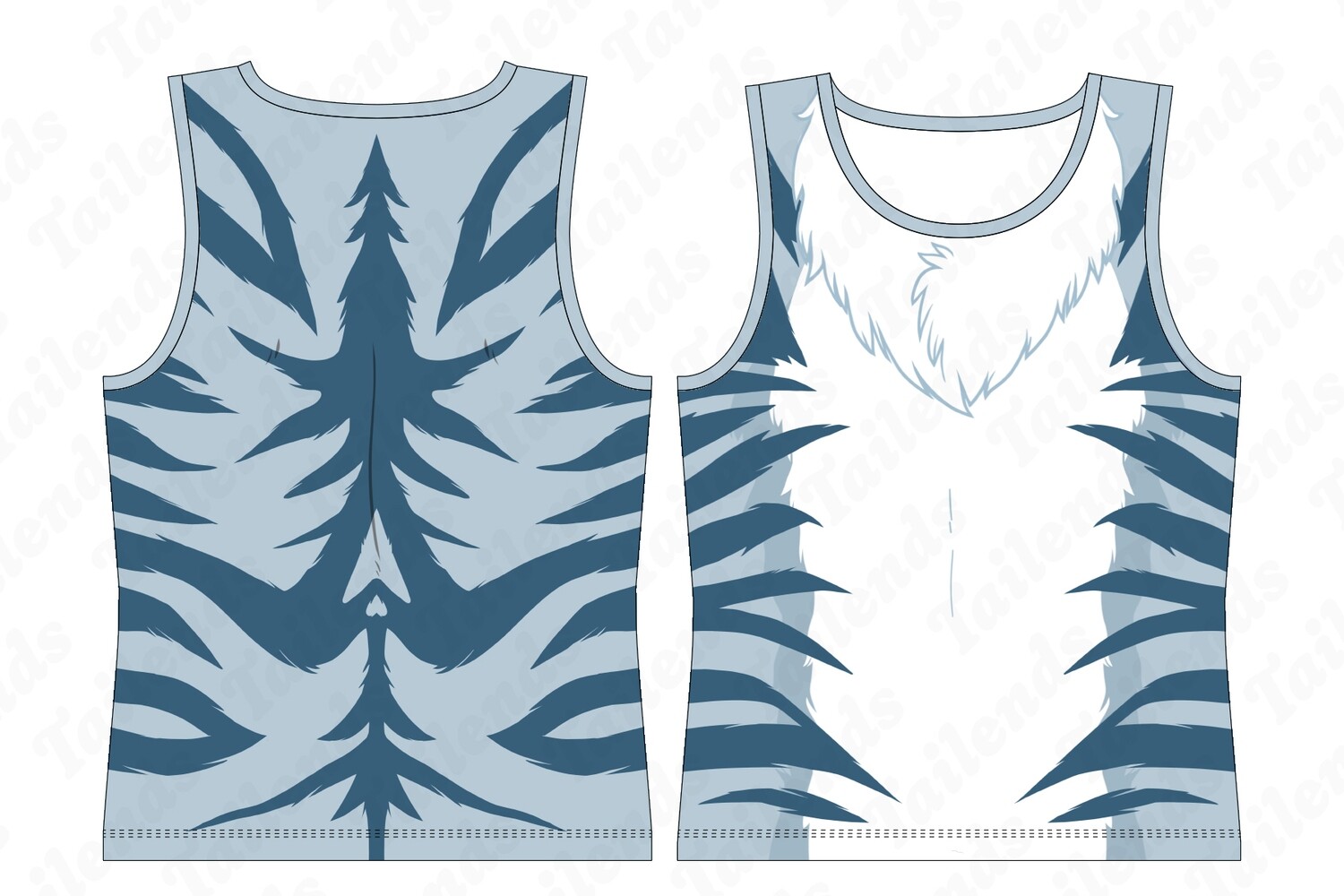 Tiger BLUE - Tank Top