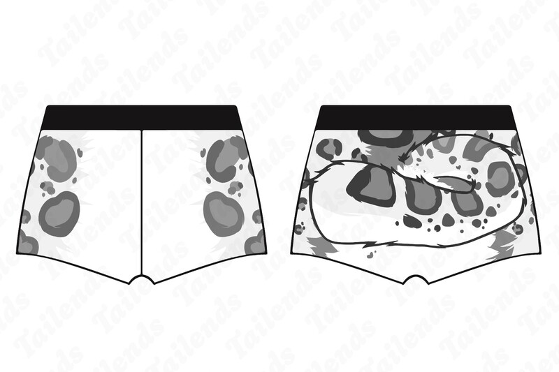 Snow Leopard - Boyshort (3 Colors)