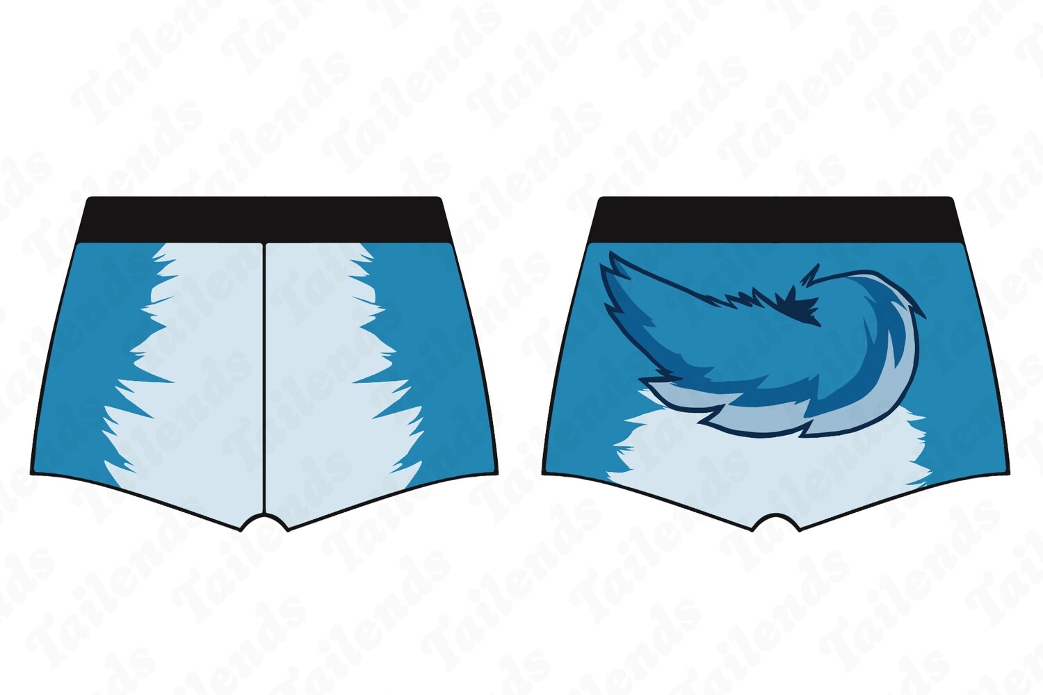 Full Moon BLUE - Boyshort