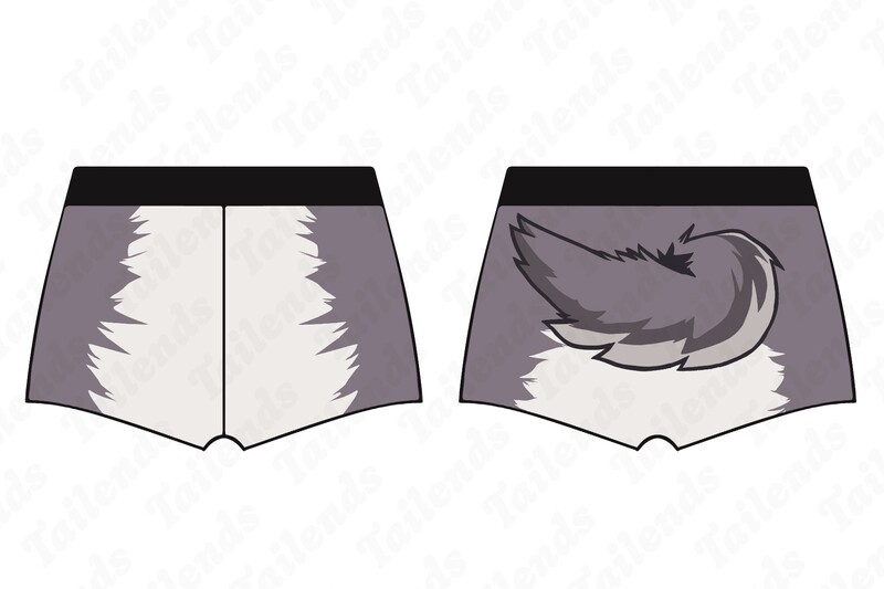 Full Moon GREY - Boyshort