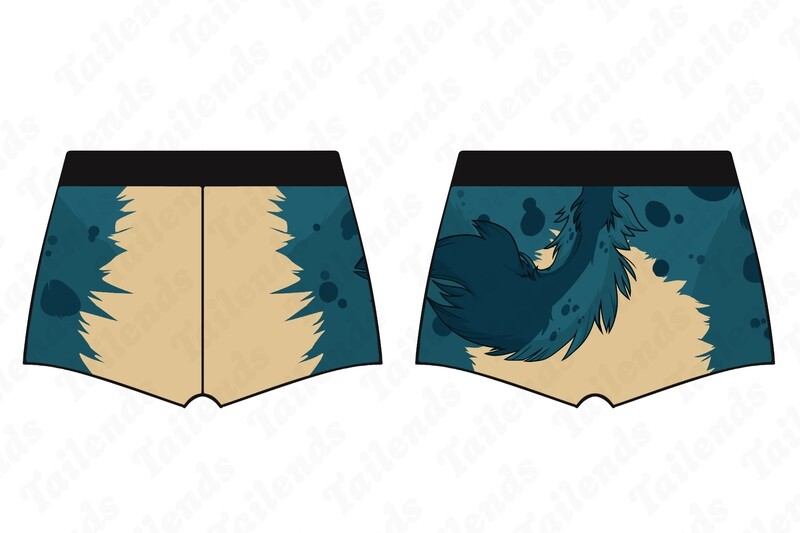 Spotty Yeen TEAL - Boyshort
