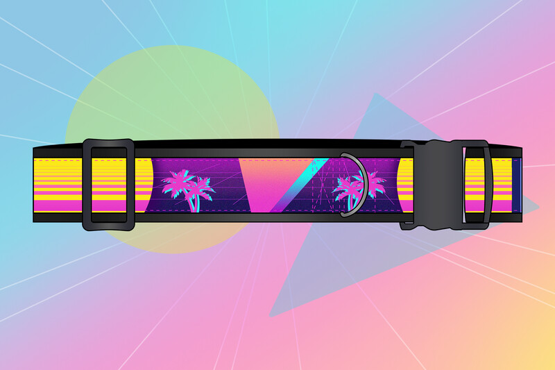 Deluxe Collar - VAPORWAVE