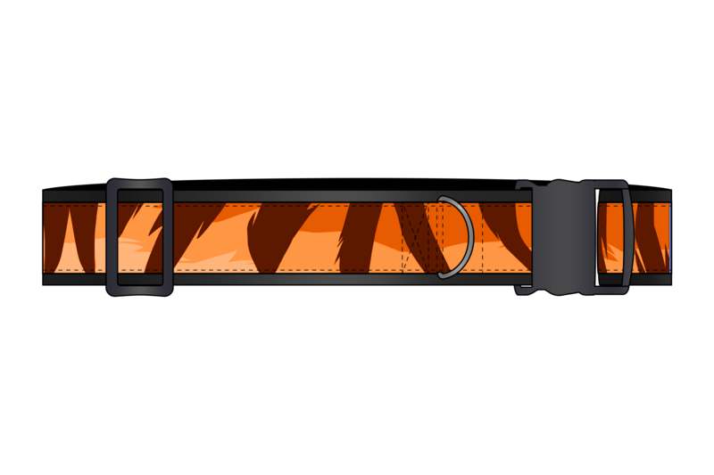 Deluxe Collar - TIGER STRIPES
