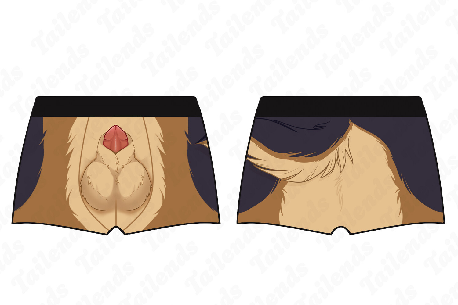 NSFW BOXER - German Shepherd (Butt of the Month!)
