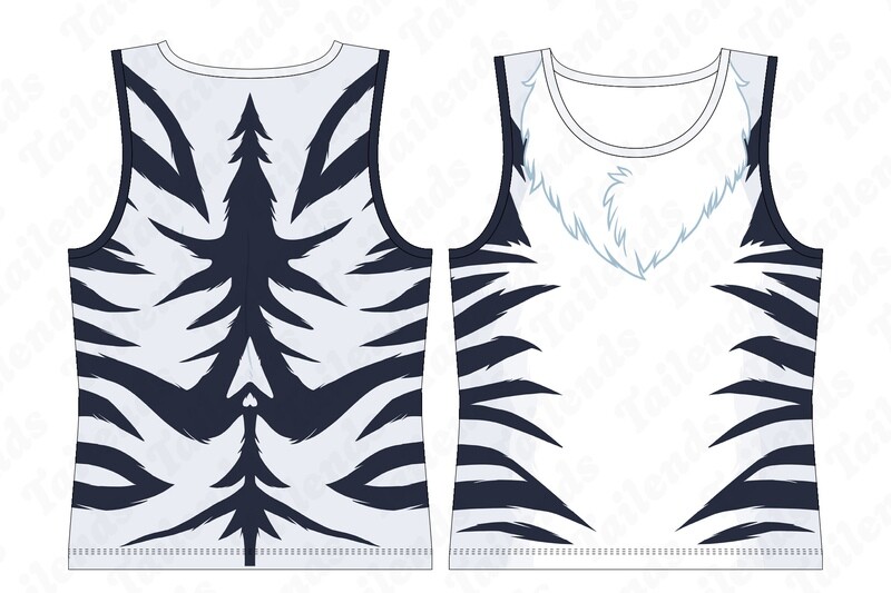 Tiger WHITE - Tank Top