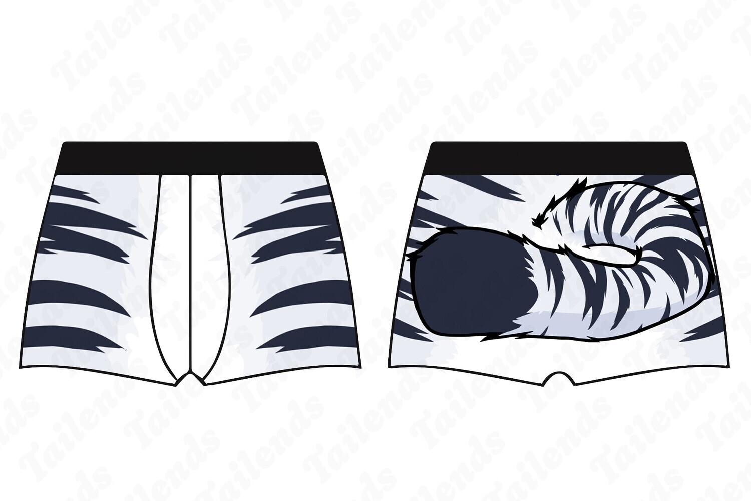 Tiger WHITE - Boxer Brief